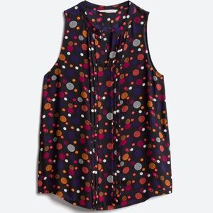 41 Hawthorn Breyson Pleat Detail Split Neck Blouse